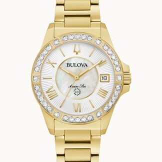 Bulova lady's watch, gold plated - pvd.