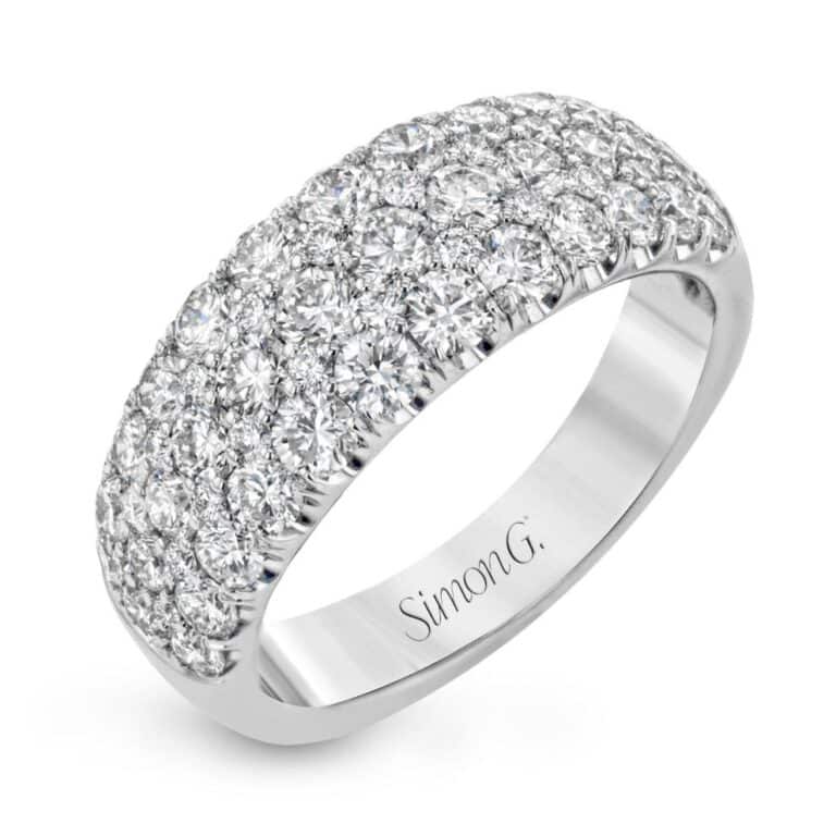 SIMON G. 1.96 CT DIAMOND BAND IN 18K WHITE GOLD LR1174