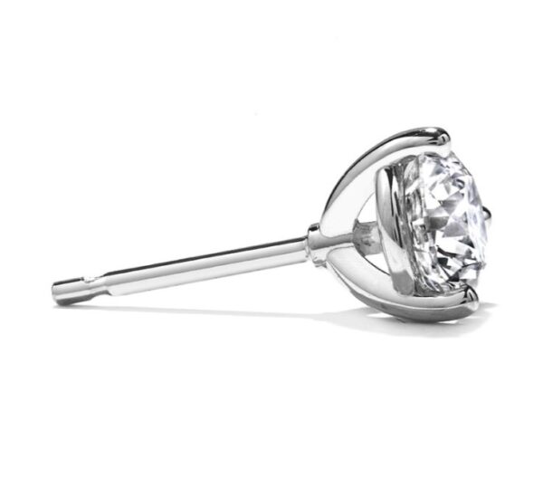 HEARTS ON FIRE THREE-PRONG STUD EARRINGS 3SIE00258W - Image 3
