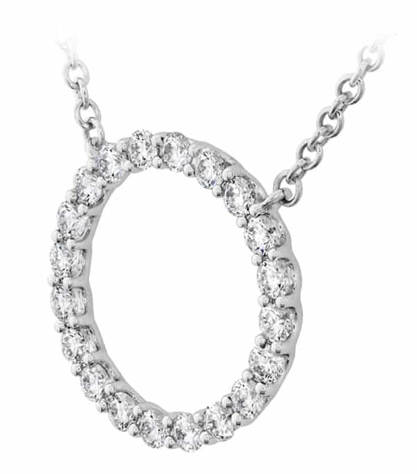 HEARTS ON FIRE SIGNATURE CIRCLE PENDANT - MEDIUM HFPSIGC00408W - Image 3