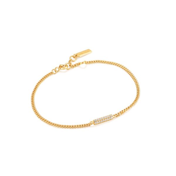 GOLD GLAM BAR BRACELET