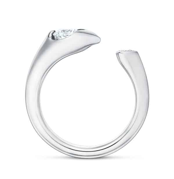 HEARTS ON FIRE LU OPEN DROPLET RING UU28938WIJV0506500 - Image 3