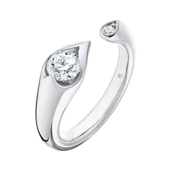 HEARTS ON FIRE LU OPEN DROPLET RING UU28938WIJV0506500 - Image 4