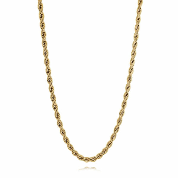 ITALGEM STEEL 5MM ROPE LINK CHAIN SYN26-24
