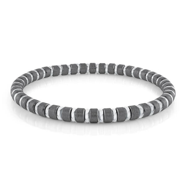 ITALGEM STEEL 5MM BEADED BRACELET BB-317-8
