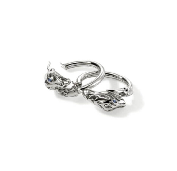 JOHN HARDY NAGA HOOP EARRING EBS603571BSP - Image 4