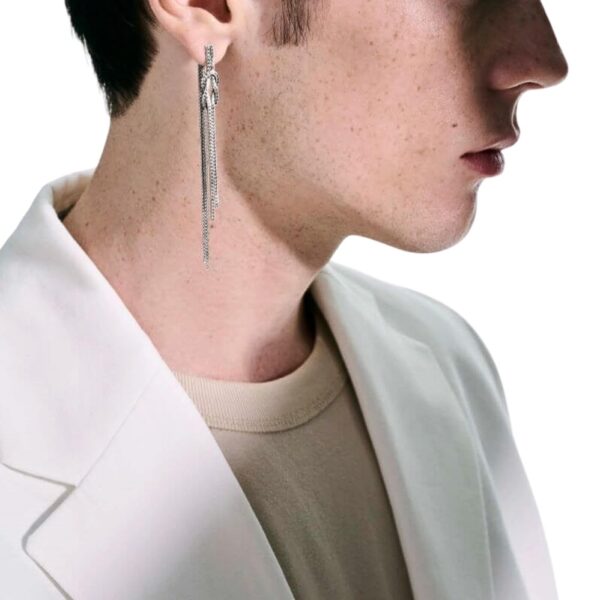 JOHN HARDY LOVE KNOT DROP EARRING EB901063 - Image 6
