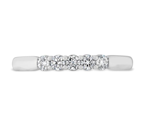 HEARTS ON FIRE SIGNATURE 5 STONE BAND HBASIG501258W-C