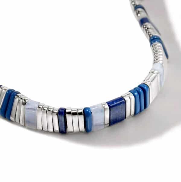 John Hardy Colorblock Bracelet, Silver BUS9010521BULPZBLAXUM - Image 3