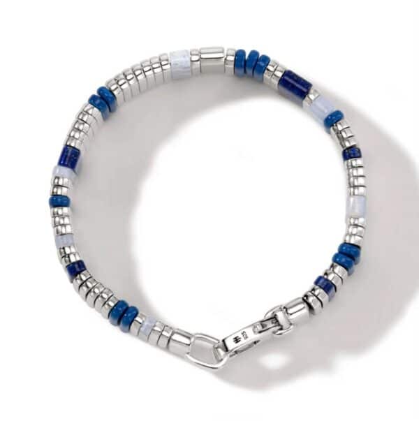 John Hardy Colorblock Bracelet, Silver BUS9010521BULPZBLAXUM - Image 4