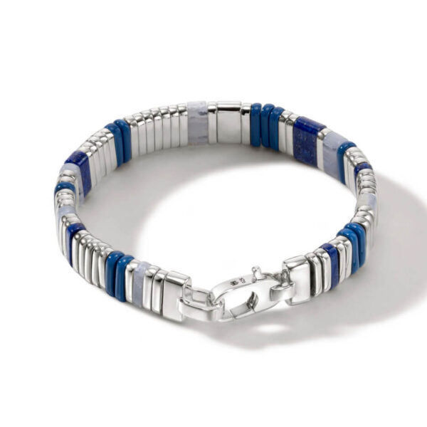 John Hardy Colorblock Bracelet, Silver BUS9010521BULPZBLAXUM - Image 6