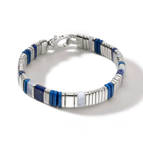 John Hardy Colorblock Bracelet, Silver BUS9010521BULPZBLAXUM