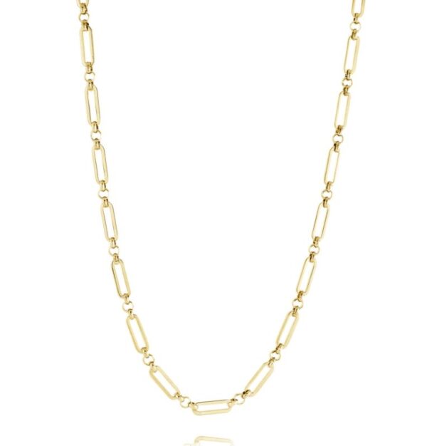 ITALGEM STEEL 4MM PAPER CLIP ROLLO CHAIN SYN63