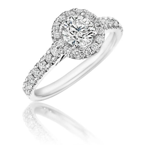 0.75 CT ROUND DIAMOND HALO RING RRD901-75