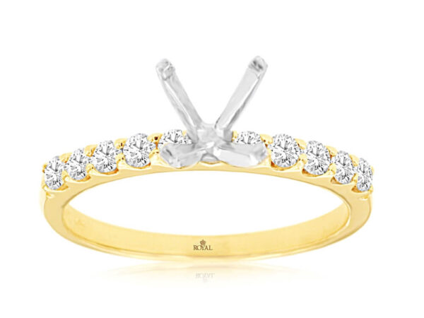 0.35 CARAT DIAMOND SEMI-MOUNT