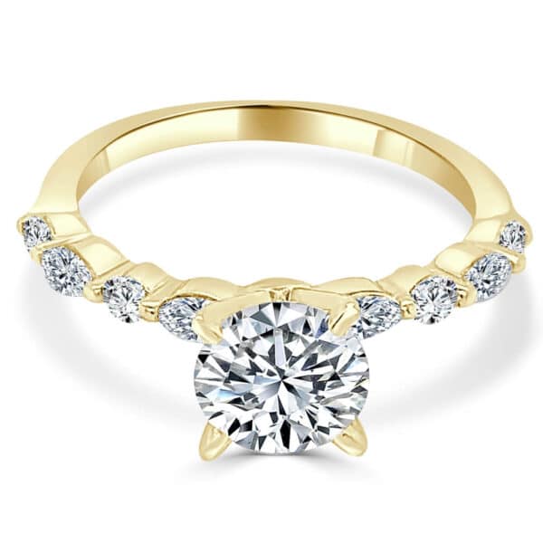 1/3 CT DIAMOND SEMI-MOUNT 69476D-4Y-1/3