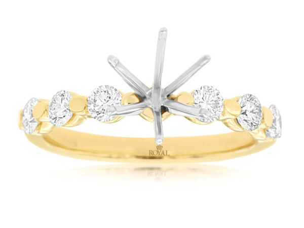 0.65 CT DIAMOND SEMI-MOUNT 3877S