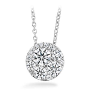 HEARTS ON FIRE TESSA DIAMOND CIRCLE PENDANT