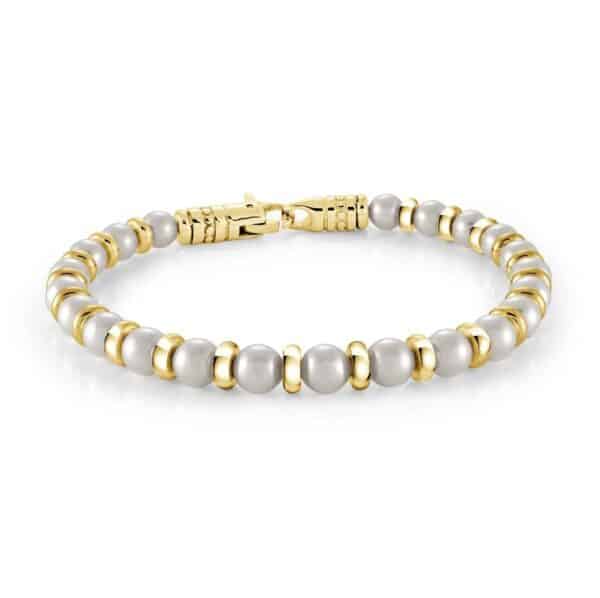 5MM BEADED STOPPERS SWAROVSKI PEARLS BRACELET
