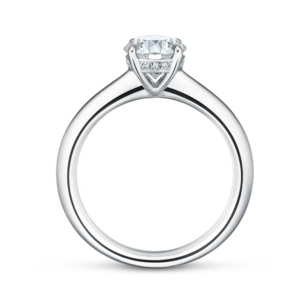 HEARTS ON FIRE ILLUSTRIOUS HIDDEN HALO ENGAGEMENT RING UU2905PTIS11006500 - Image 2