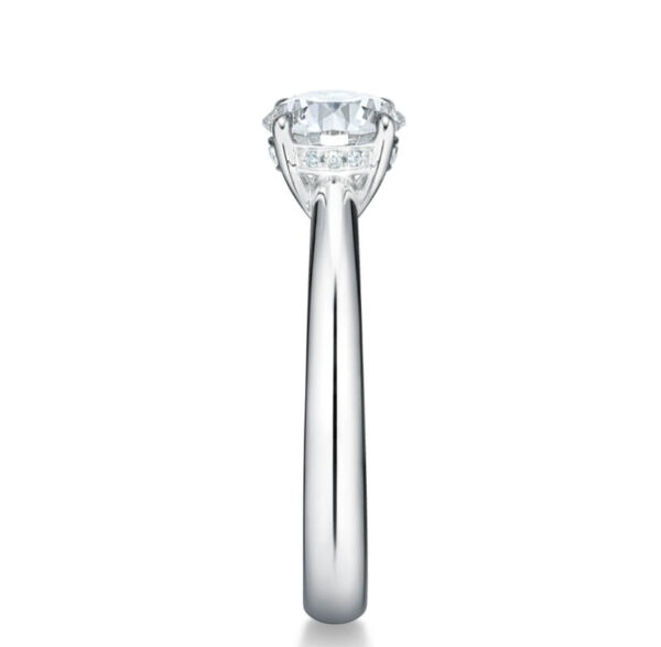 HEARTS ON FIRE ILLUSTRIOUS HIDDEN HALO ENGAGEMENT RING UU2905PTIS11006500 - Image 3