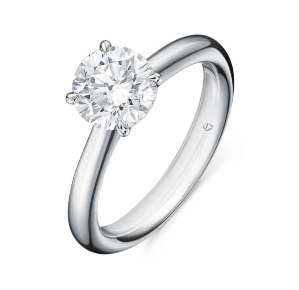 HEARTS ON FIRE ILLUSTRIOUS HIDDEN HALO ENGAGEMENT RING UU2905PTIS11006500 - Image 4