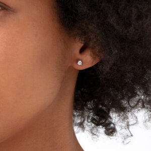 HEARTS ON FIRE THREE-PRONG STUD EARRINGS 3SIE00508W