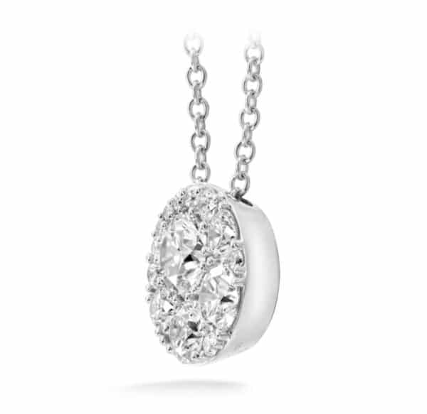 HEARTS ON FIRE TESSA DIAMOND CIRCLE PENDANT HFPTESC00768W - Image 3