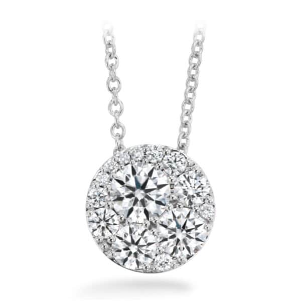 HEARTS ON FIRE TESSA DIAMOND CIRCLE PENDANT HFPTESC00768W