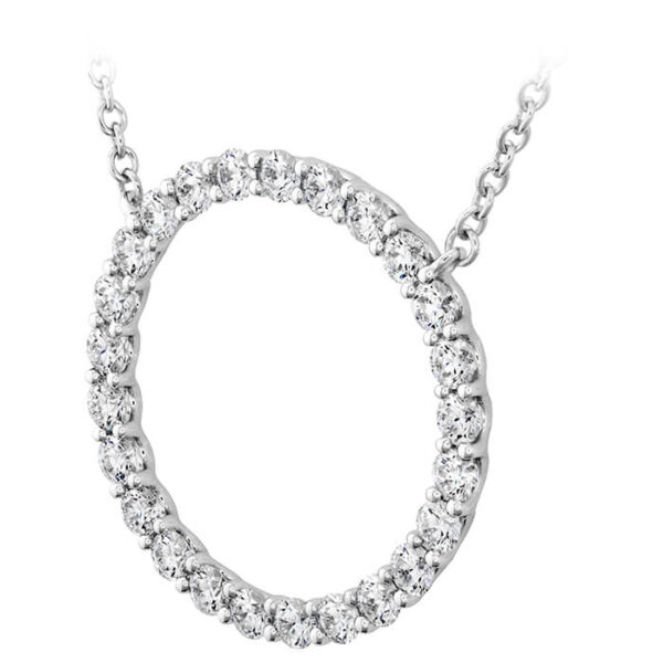 HEARTS ON FIRE SIGNATURE CIRCLE PENDANT - LARGE HFPSIGC00668W - Image 6