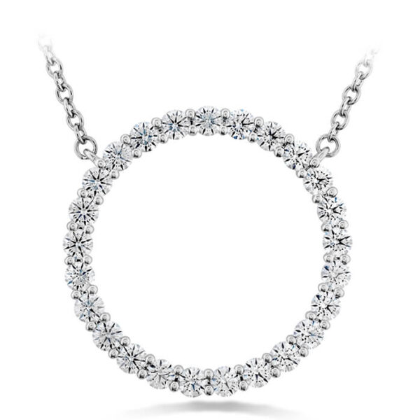 HEARTS ON FIRE SIGNATURE CIRCLE PENDANT - LARGE HFPSIGC00668W - Image 5