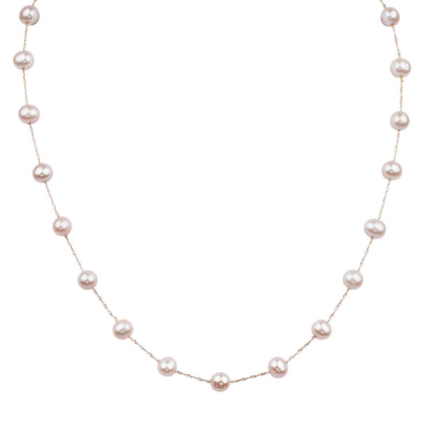 PINK FRESHWATER PEARL NECKLACE