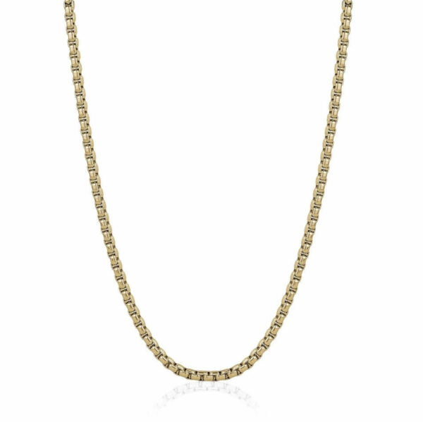 ITALGEM STEEL 3.5MM ROUND BOX LINK CHAIN SYPN32-22