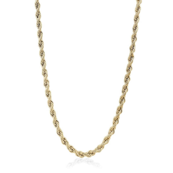 ITALGEM STEEL 3MM ROPE LINK CHAIN SYN28-24