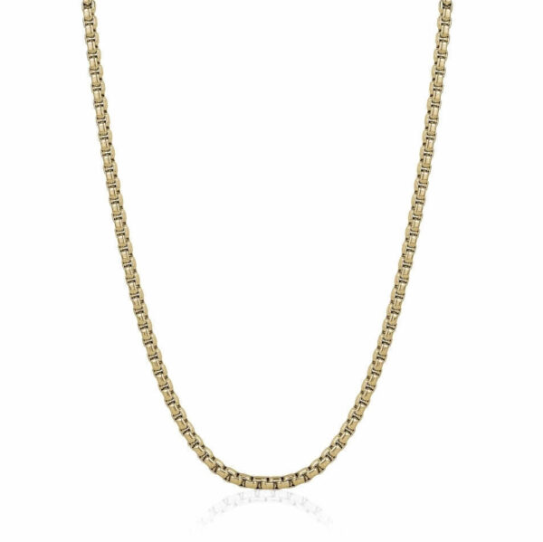 ITALGEM STEEL 3.5MM ROUND BOX LINK CHAIN SYPN32-22