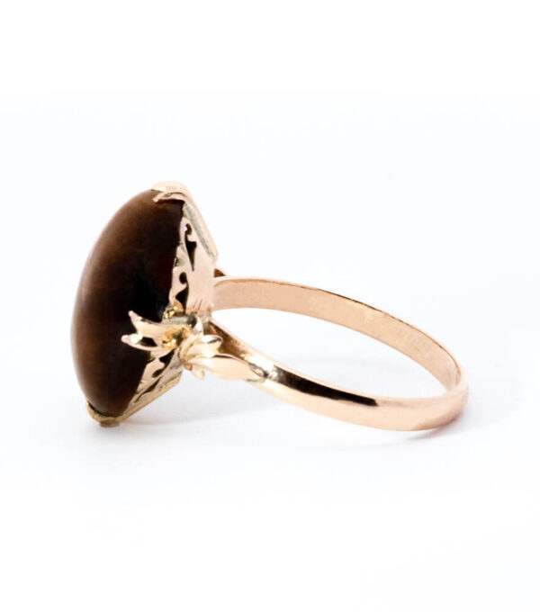 ESTATE OVAL CAT'S EYE RING - Image 2