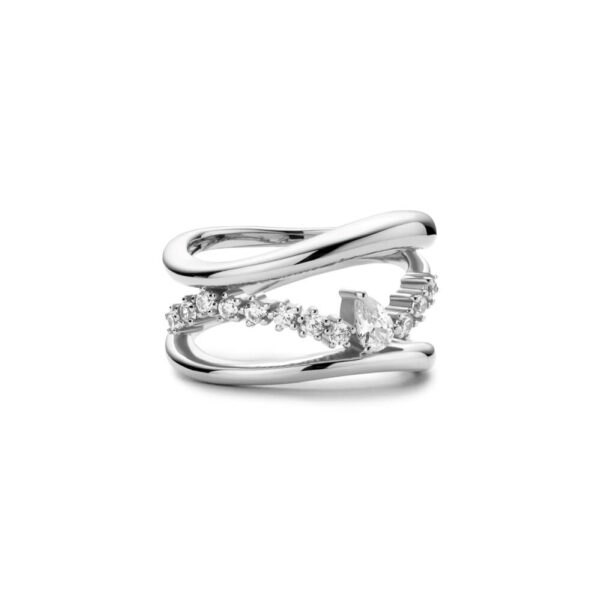 ANIA HAIE SILVER SPARKLE RING R056-02H-56