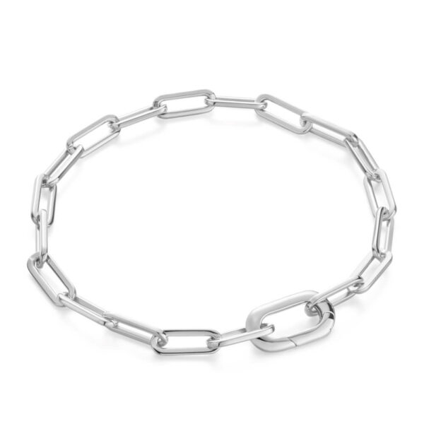 ANIA HAIE SILVER LINKED CHUNKY BRACELET B060-02H