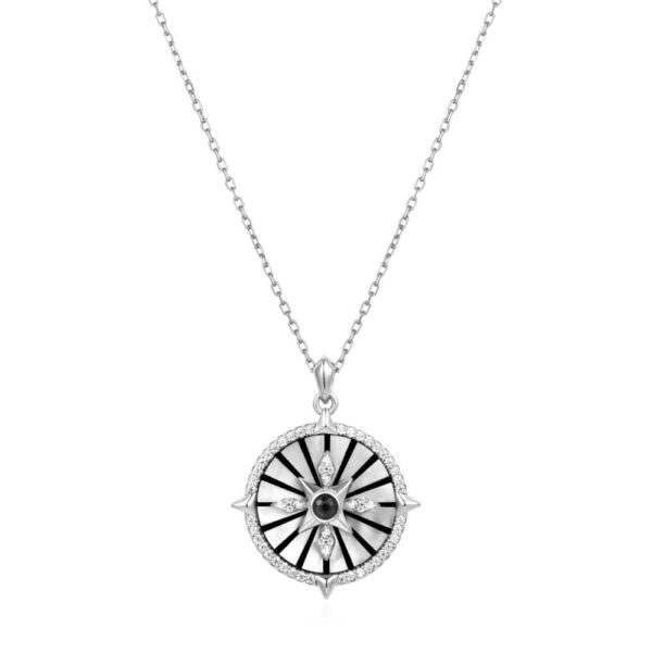 ANIA HAIE SILVER ASTROLABE NECKLACE N061-07H