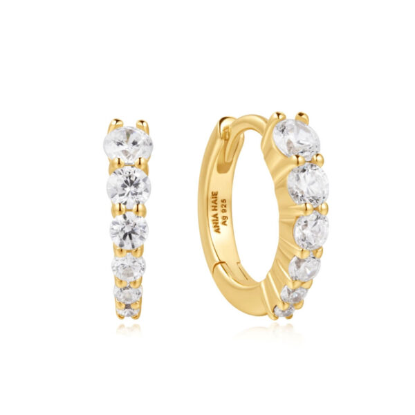 ANIA HAIE GOLD GRADIENT PAVÉ HUGGIES E061-06G