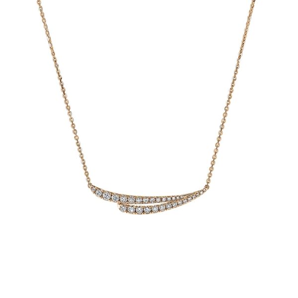 HEARTS ON FIRE VELA FRENCH CUT PAVE DIAMOND PENDANT NECKLACE UU28068RGHV0401800
