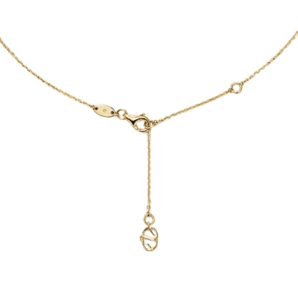 HEARTS ON FIRE VELA FRENCH CUT PAVE DIAMOND PENDANT NECKLACE UU28068YGHV0401800 - Image 2