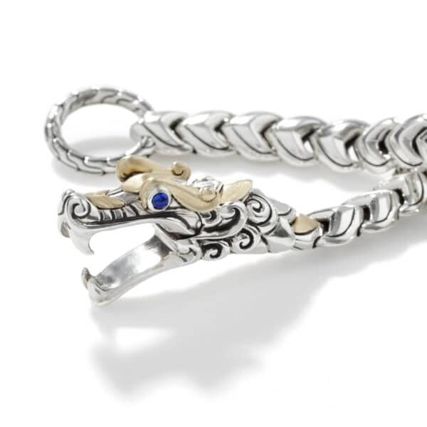 JOHN HARDY LEGENDS NAGA LINK DOUBLE WRAP BRACELET BZS602200BSPXUM - Image 2