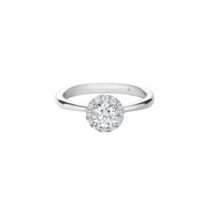 HEARTS ON FIRE VELA HALO RING UU2638PTGV20706500