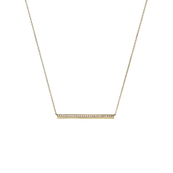 HEARTS ON FIRE BARRE PAVE DIAMOND NECKLACE UU28778YGHV0151800