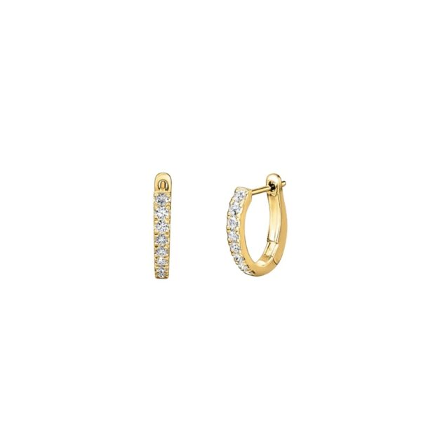 HEARTS ON FIRE HOOP EARRINGS HFESHGR00328Y