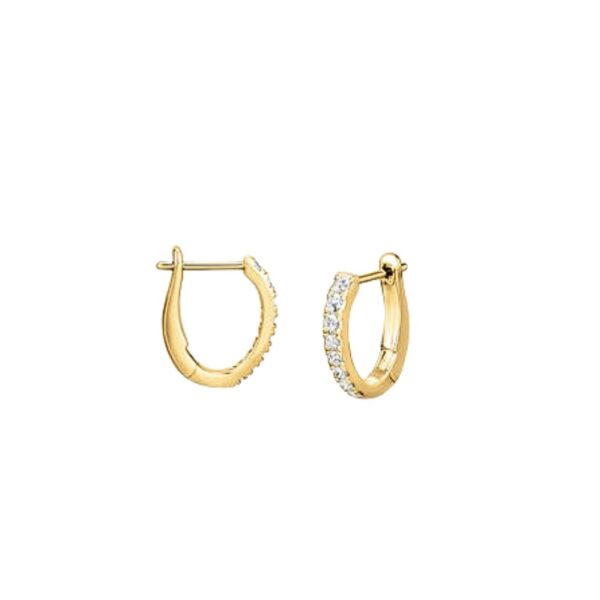 HEARTS ON FIRE HOOP EARRINGS HFESHGR00328Y - Image 2
