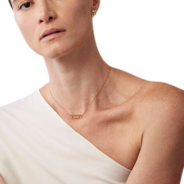 HEARTS ON FIRE BARRE FLOATING DIAMOND NECKLACE UU28388YGHV0451800 - Image 3