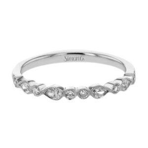 SIMON G. WEDDING BAND IN 18K LR3271-B