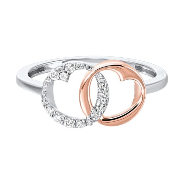 10K DOUBLE DIAMOND RING RG11748-1PSSD